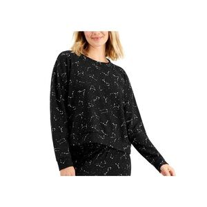 Jenni Womens Long Sleeve Waffle Pajama Top Only,1-Piece Large